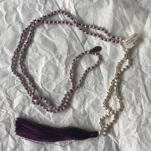 Crystal and pearl mala 📿 necklace BRAND NEW!!!